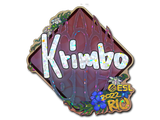 Artwork for Sticker | Krimbo (Glitter) | Rio 2022