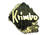 Artwork for Sticker | Krimbo (Gold) | Rio 2022