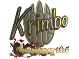 Artwork for Sticker | Krimbo (Gold) | Shanghai 2024