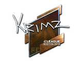 Artwork for Sticker | KRIMZ (Foil) | Boston 2018