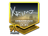 Artwork for Sticker | KRIMZ (Foil) | Cluj-Napoca 2015