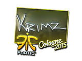 Artwork for Sticker | KRIMZ (Foil) | Cologne 2015