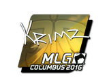 Artwork for Sticker | KRIMZ (Foil) | MLG Columbus 2016