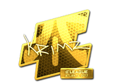 Artwork for Sticker | KRIMZ (Gold) | Atlanta 2017