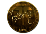 Artwork for Sticker | KRIMZ (Gold) | Katowice 2019