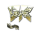 Artwork for Sticker | KRIMZ (Gold) | Paris 2023