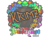 Artwork for Sticker | KRIMZ (Holo) | Budapest 2025