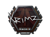Artwork for Sticker | KRIMZ | London 2018