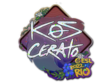Artwork for Sticker | KSCERATO (Glitter) | Rio 2022