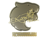 Artwork for Sticker | KSCERATO (Gold) | Copenhagen 2024