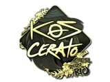 Artwork for Sticker | KSCERATO (Gold) | Rio 2022