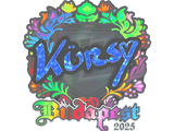 Artwork for Sticker | Kursy (Holo) | Budapest 2025