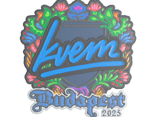 Sticker | Kvem (Embroidered) | Budapest 2025