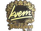Artwork for Sticker | Kvem (Gold) | Budapest 2025
