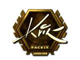 Artwork for Sticker | Kvik (Gold) | London 2018