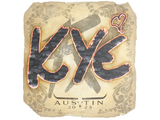 Artwork for Sticker | kye | Austin 2025