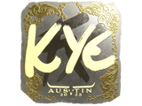 Artwork for Sticker | kye (Gold) | Austin 2025