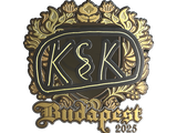 Artwork for Sticker | kyousuke (Gold) | Budapest 2025