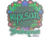 Artwork for Sticker | kyxsan (Embroidered) | Budapest 2025