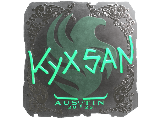 Sticker | kyxsan (Foil) | Austin 2025