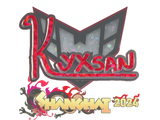 Artwork for Sticker | kyxsan (Glitter) | Shanghai 2024