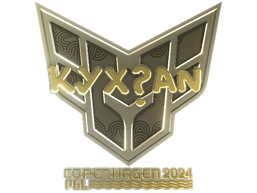 Sticker | kyxsan (Gold) | Copenhagen 2024