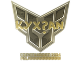 Artwork for Sticker | kyxsan (Gold) | Copenhagen 2024