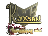 Artwork for Sticker | kyxsan (Gold) | Shanghai 2024
