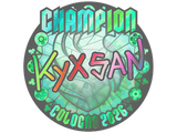 Artwork for Sticker | kyxsan (Holo, Champion) | Cologne 2026