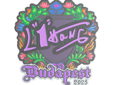 Artwork for Sticker | L1haNg (Embroidered) | Budapest 2025