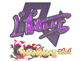 Artwork for Sticker | L1haNg (Glitter) | Shanghai 2024