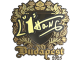 Artwork for Sticker | L1haNg (Gold) | Budapest 2025