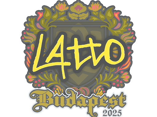 Sticker | latto | Budapest 2025