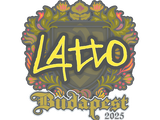 Artwork for Sticker | latto | Budapest 2025