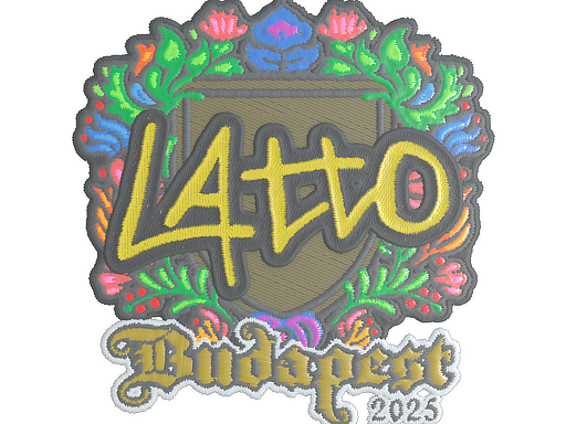 Sticker | latto | Budapest 2025