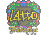 Artwork for Sticker | latto (Embroidered) | Budapest 2025