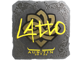 Artwork for Sticker | latto (Foil) | Austin 2025