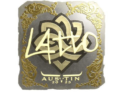 Sticker | latto (Gold) | Austin 2025