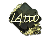 Artwork for Sticker | latto (Gold) | Rio 2022