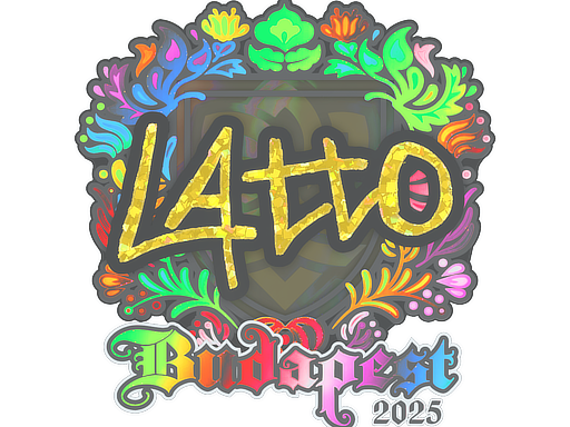 Sticker | latto (Holo) | Budapest 2025