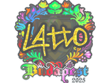 Artwork for Sticker | latto (Holo) | Budapest 2025