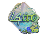 Artwork for Sticker | latto (Holo) | Rio 2022