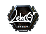 Artwork for Sticker | Lekr0 (Foil) | London 2018