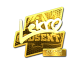 Artwork for Sticker | Lekr0 (Gold) | Atlanta 2017