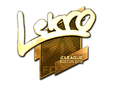 Sticker | Lekr0 (Gold) | Boston 2018