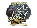 Artwork for Sticker | LETN1 (Gold) | Berlin 2019