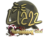 Artwork for Sticker | Liazz (Gold) | Shanghai 2024