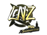 Artwork for Sticker | LNZ (Gold) | Stockholm 2021