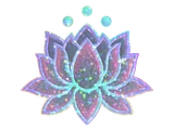 Artwork for Sticker | Lotus (Glitter)