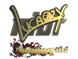 Artwork for Sticker | Lucaozy (Gold) | Shanghai 2024